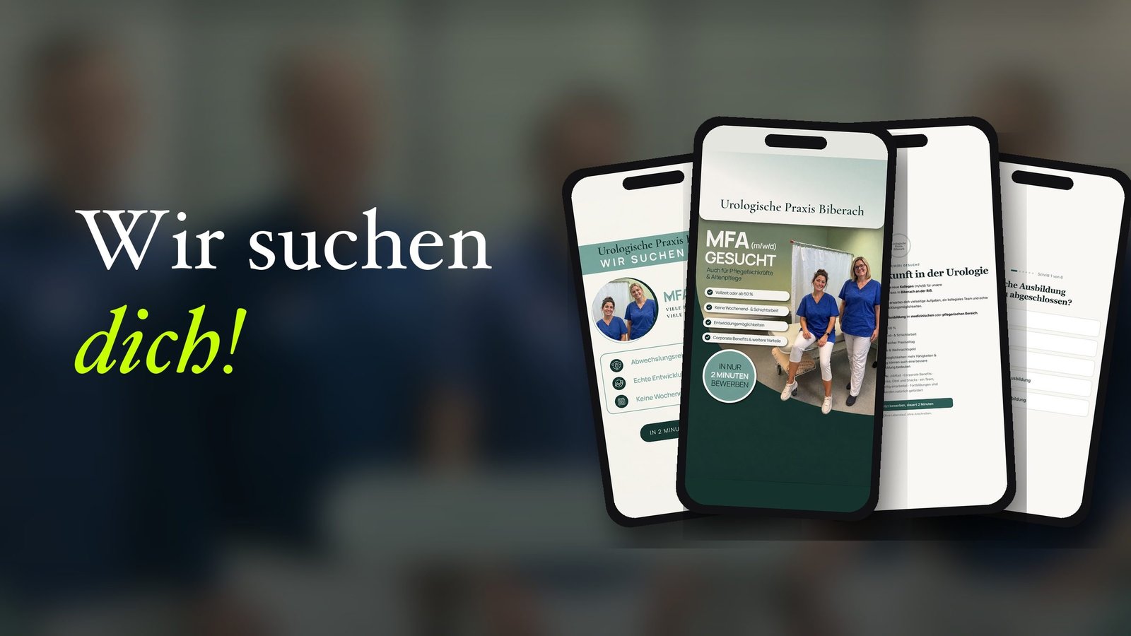 Urologische Praxis Biberach — Recruiting campaign, Germany